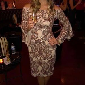 Betsy Adam sequin dress